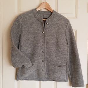 Fall Ready Geiger Austrian Gray Wool Jacket